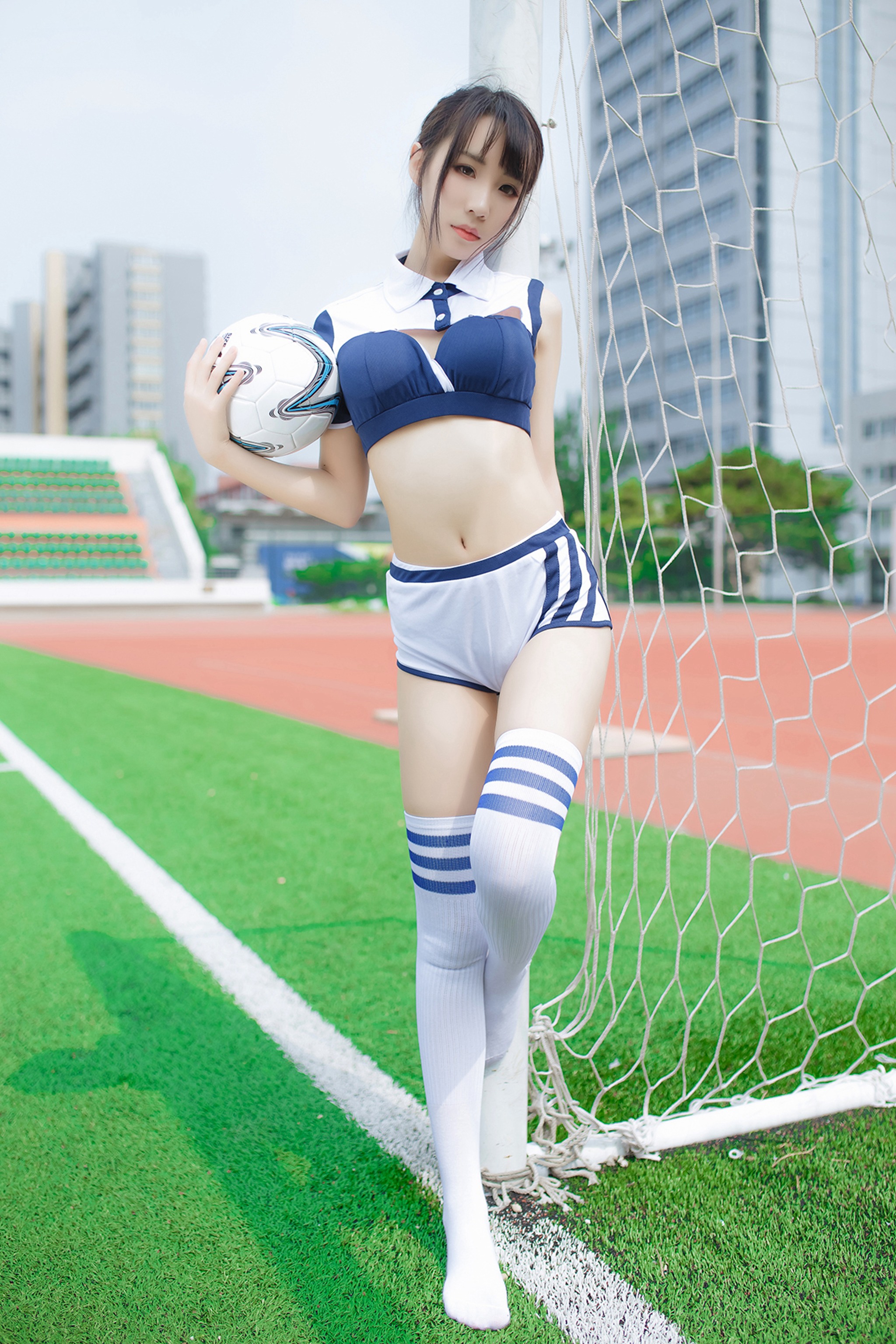 图片[1]-风之领域 – NO.072 赛场的足球宝贝 [53P]-XikXak